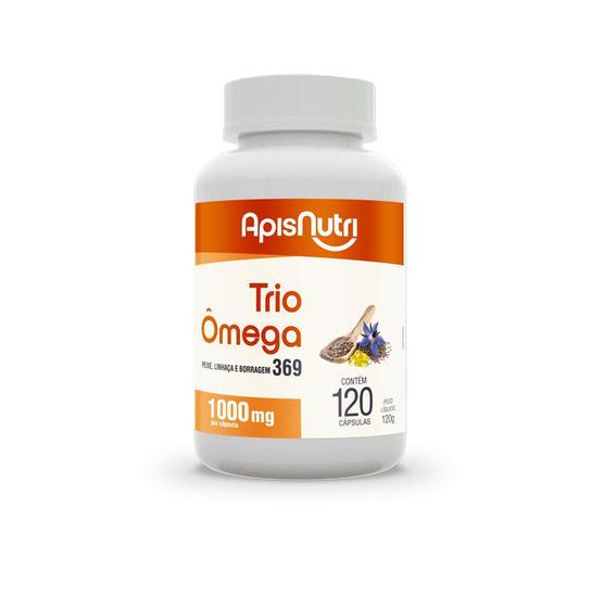 Imagem de Trio Ômega 3, 6, 9 1000mg 120 Cáps - ApisNutri