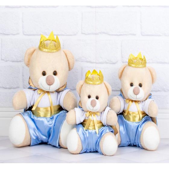 Imagem de Trio principe com coroa dourada para nichos 