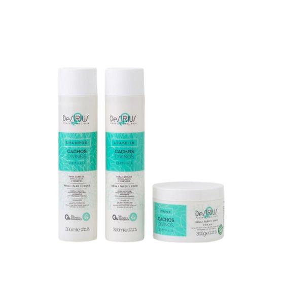 Imagem de Trio Shampoo + Condicionador + Creme 300ml De Sirius (Linha correspondente a Foto)