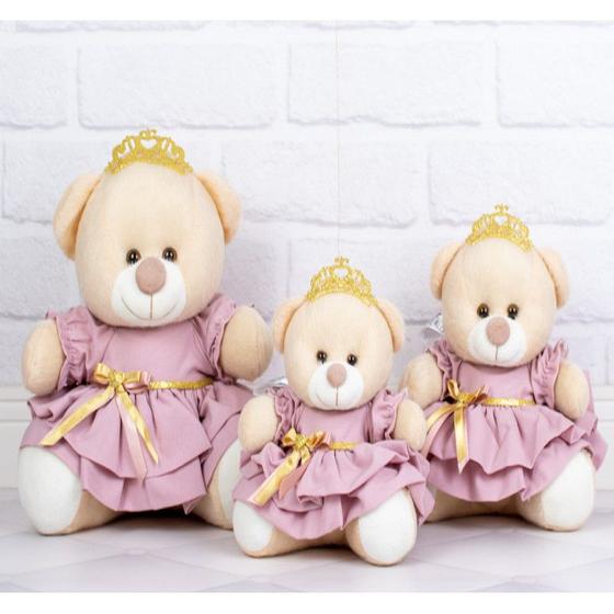 Imagem de Trio ursa princesa petit para decoraçao 