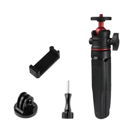 Imagem de Tripé de Mesa Portátil para GoPro Hero 12/11/10/9, Insta360 X4/X3 e DJI Osmo Action 4/3