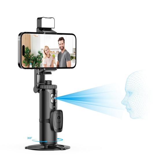 Imagem de Tripé de Rastreamento Facial Automático LYSOATUR - Rotação 360° com Controle Remoto