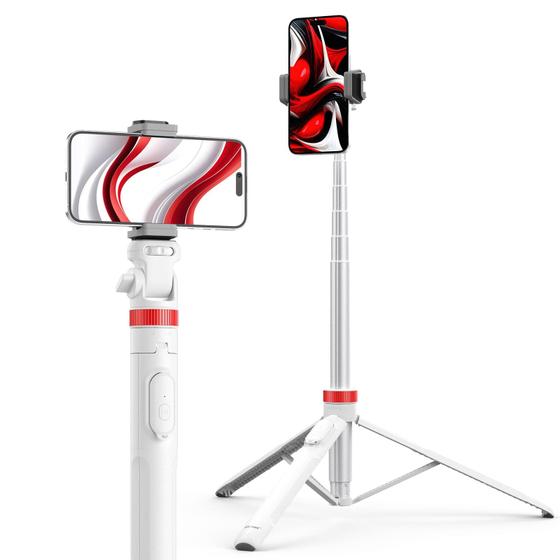 Imagem de Tripé de Telefone Eicaus 72" com Bastão de Selfie - Compatível com iPhone e Android