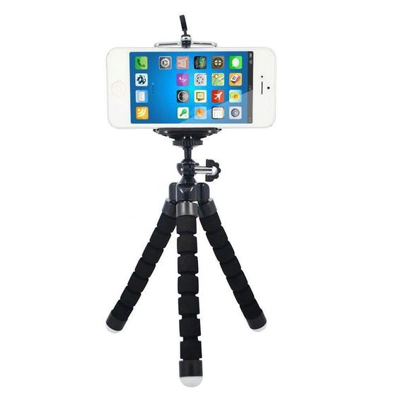 Imagem de Tripé Flexível Articulado Suporte Celular Selfie Câmera várias cores