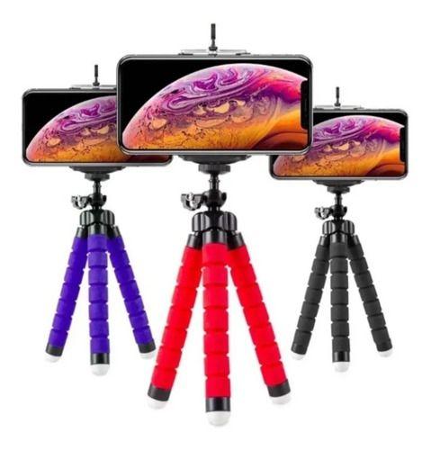 Imagem de Tripe Para Celular Suporte Mesa Flexivel Camera Pedestal 360