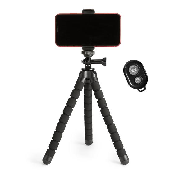 Imagem de Tripé Portátil e Flexível Amazon Basics com Controle Remoto Sem Fio