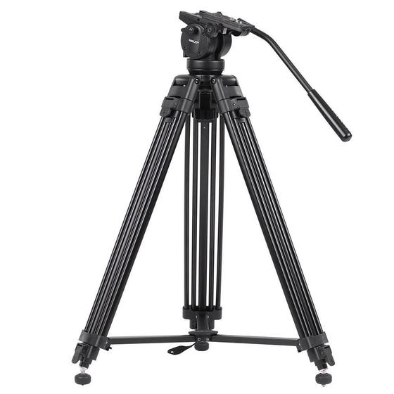 Tripé Profissional Kingjoy Vt-2500 Cabeça Hidráulica Fluida Menor preço em Tripé Profissional Kingjoy Vt-2500 Cabeça Hidráulica Fluida