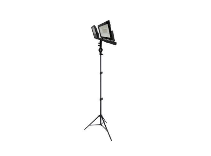 Imagem de Tripé Reclinável Suporte Com 2 Holofotes Refletor 100W Led