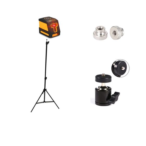 Imagem de Tripé Regulável p/ nível laser Vonder 2.1mts roscas 1/4 5/8