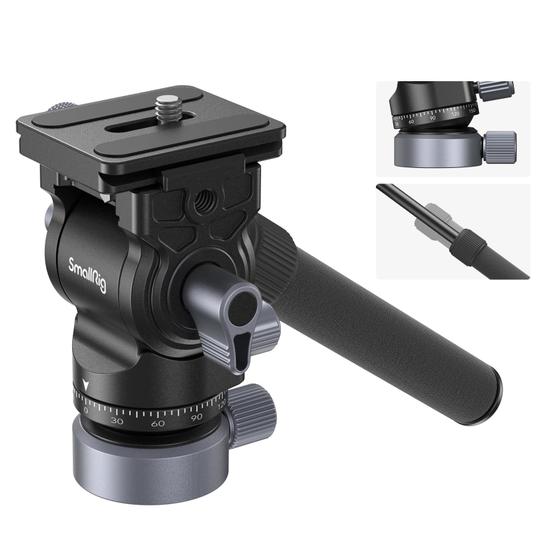 Imagem de Tripé SmallRig CH20 com Cabeça Fluida Pan Tilt - Suporta 4kg