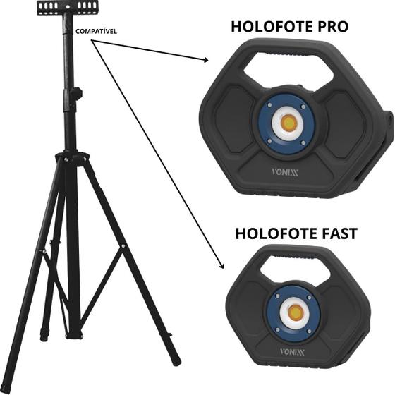 Imagem de Tripé Suporte Adaptador Para Holofotes de Inspeção Pro Fast Ajustavel Original Vonixx