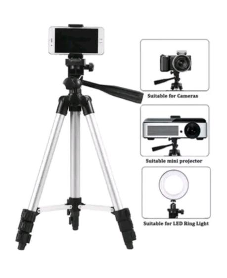 Imagem de Tripé Universal para Celular Câmera Mini Projetor 1,2m