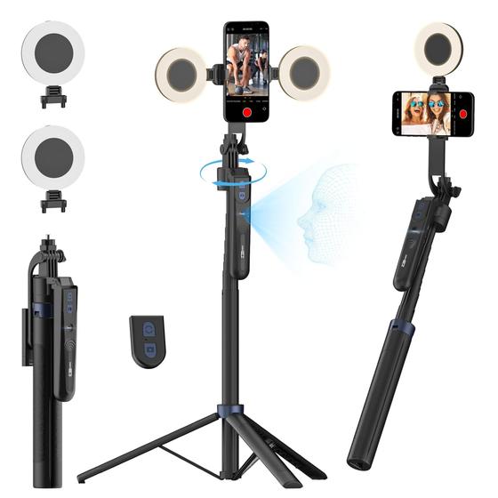 Imagem de Tripé USKEYVISION UTK-02 com Rastreamento Facial Automático para Smartphones