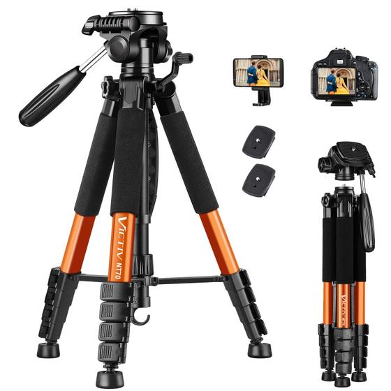 Imagem de Tripé Victiv NT70 188cm para Câmera DSLR, SLR e Celular