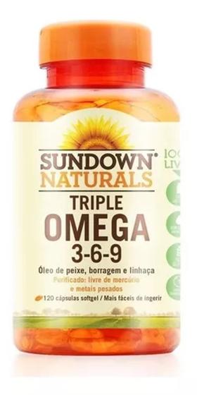 Triple Omega 3 6 9 Com Vitamina E 120 Caps Sundown Naturals 100% original super eficaz é boa?