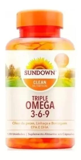 Triple Omega 3 6 9 Com Vitamina E 60 Caps Sundown Naturals Menor preço em Triple Omega 3 6 9 Com Vitamina E 60 Caps Sundown Naturals