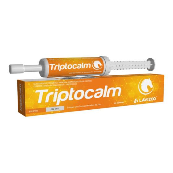 Imagem de Triptocalm 35G Calmante Para Equinos Gel Oral Lavizoo