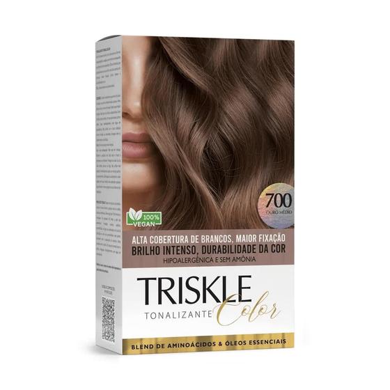 Imagem de Triskle Color 700 Louro Médio - Tonalizante 140g