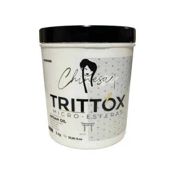 Imagem de Trittox Micro Esferas  1Kg Chinesa botox reduz volume anti frizz profissional