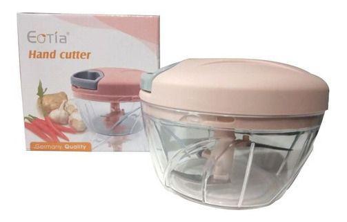 Imagem de Triturador e Cortador de Alimentos Manual com 3 lâminas