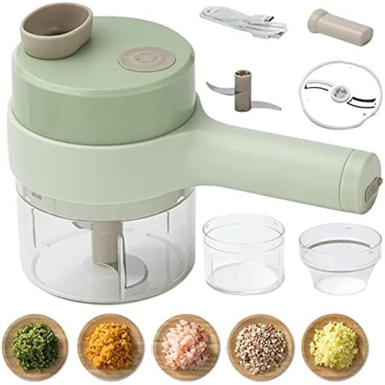 Triturador e Picador De alimentos Elétrico USB Portátil 3 Em 1 Mini Processador Menor preço em Triturador e Picador De alimentos Elétrico USB Portátil 3 Em 1 Mini Processador