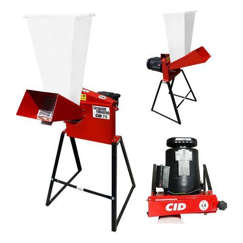 Triturador forrageiro cid 75 1,5cv monofasico - bivolt Menor preço em Triturador forrageiro cid 75 1,5cv monofasico - bivolt