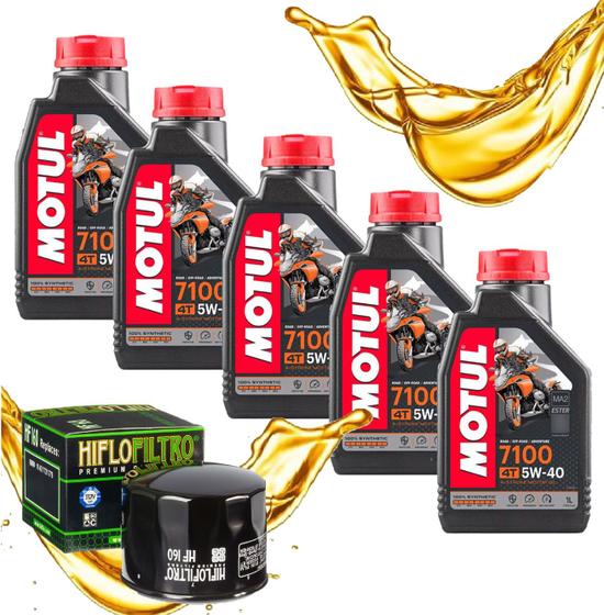 Imagem de Troca De Óleo Bmw K 1600 Motul 7100 20w50 + Filtro