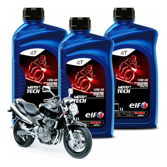 Imagem de Troca Óleo Honda Cb 600f Hornet Injetada Elf Sintético Tech