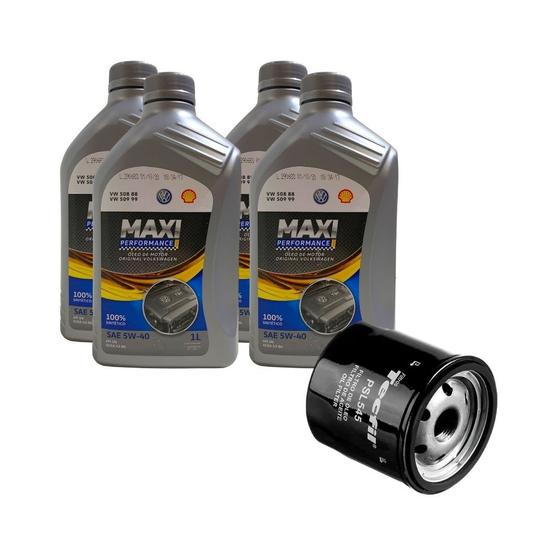 Imagem de Troca Óleo Maxi 5w40+ Filtro Vw Up! Polo 1.0 12v MPi / TSI
