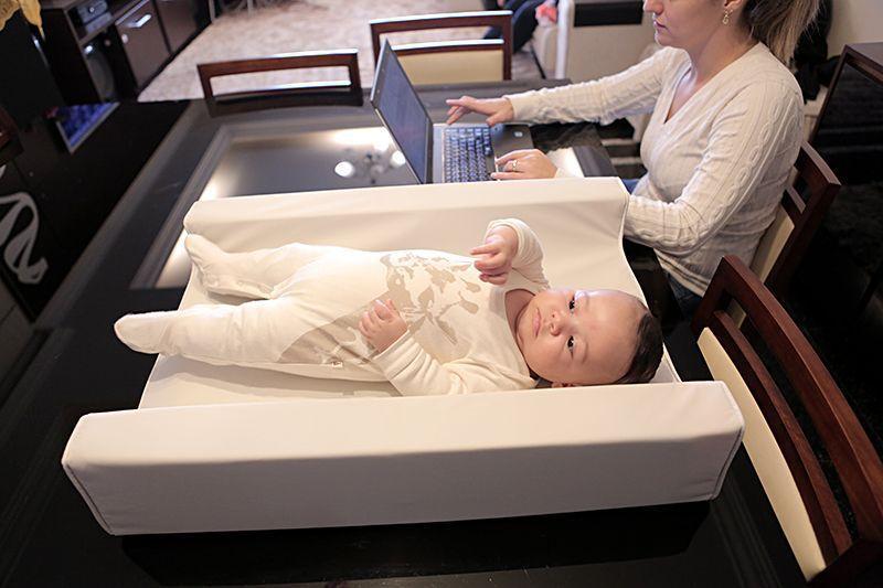 Trocador Americano para Bebe Impermeável e Colchão Portátil Branco Menor preço em Trocador Americano para Bebe Impermeável e Colchão Portátil Branco