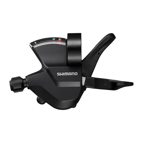 Imagem de Trocador de marcha Shimano Altus SL-M315 Rapidfire 3v lado esquerdo com visor