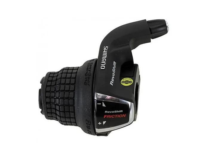 Imagem de Trocador de Marcha Shimano Tourney SL-RS35 Grip-Shift 3v lado esquerdo com visor