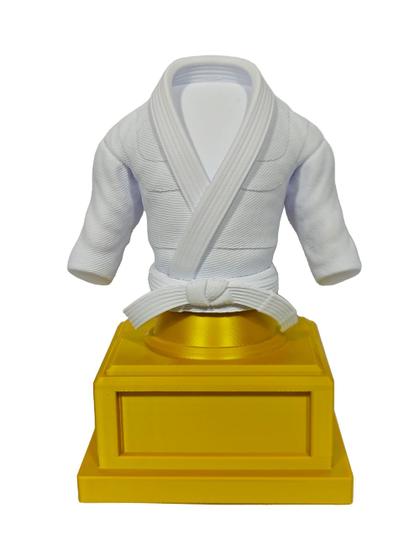 Imagem de Troféu Kimono Arte Marcial Judo Jiujitsu Karate Taekwondo Personalizado Seu Nome