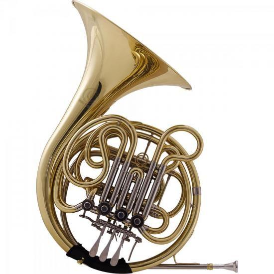 Imagem de Trompa Em F Bb Hfh 600L Laqueado Harmonics