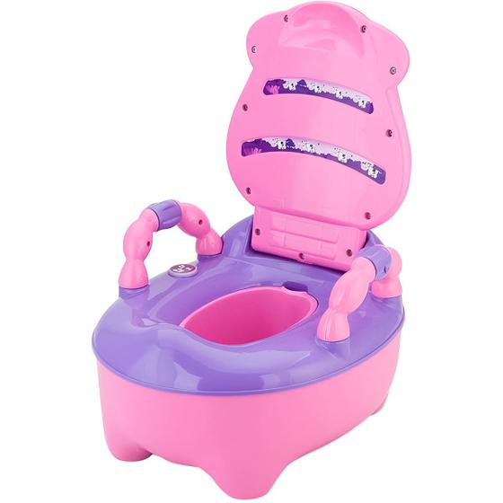 Troninho Infantil Fazenda Musical Assento Anatômico Com Tampa Vaquinha Prime Baby é boa?