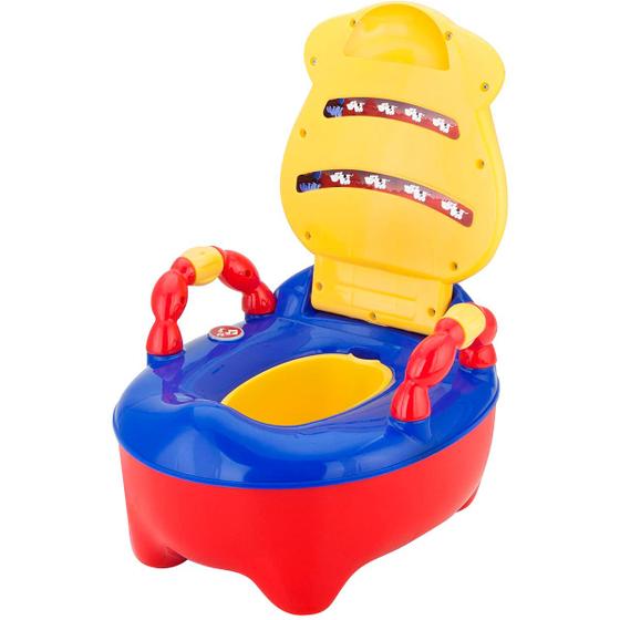Troninho Infantil Fazenda Musical Assento Anatômico Com Tampa Vaquinha Prime Baby é boa?