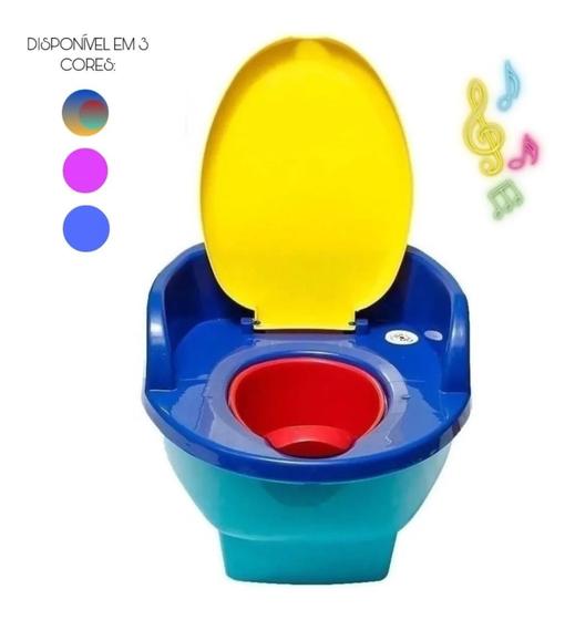 Troninho Infantil Musical 3 Em 1 Redutor De Degrau Pinico Menor preço em Troninho Infantil Musical 3 Em 1 Redutor De Degrau Pinico