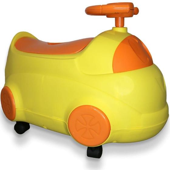 Imagem de Troninho Infantil Privadinha Carrinho Lorben Amarelo