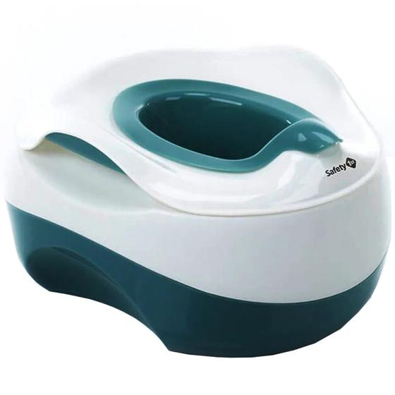 Imagem de Troninho Penico Infantil Antirrespingo 3 em 1 Ergonomico Com Redutor A partir de 1 Ano Flex Potty Safety 1st Azul