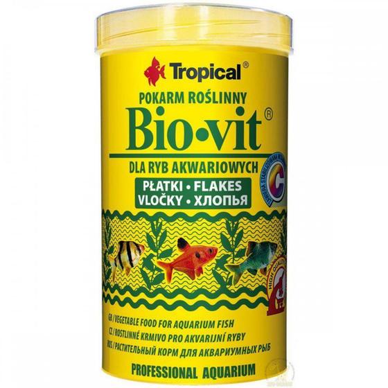 Imagem de Tropical bio-vit flakes 100g - ração em flocos p/ peixes - un