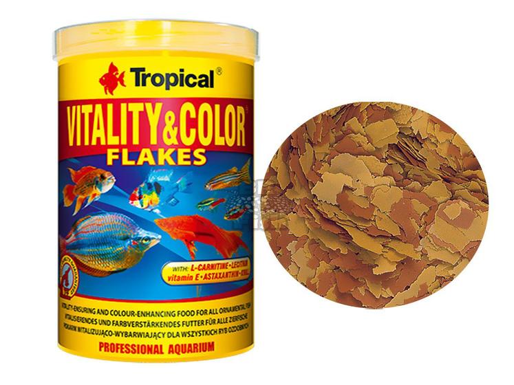 Imagem de Tropical Vitality &amp Color Flakes 100g Ração P/ Peixes