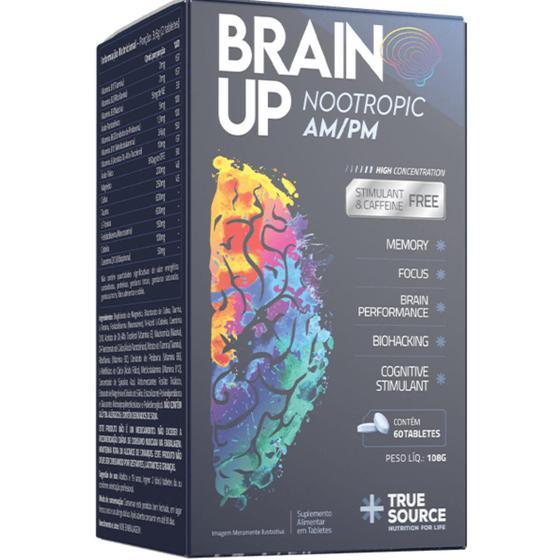 Imagem de True brain up am/pm 60 tabletes - true source