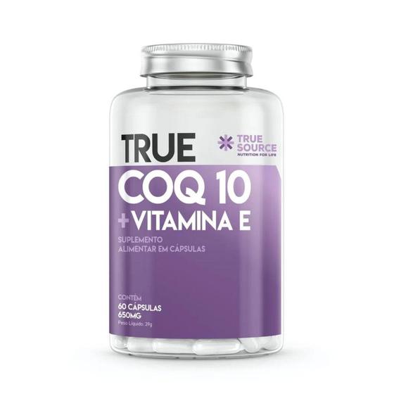 Imagem de True CoQ10 Coenzima Q10 com Vitamina E 60 Cápsulas True Source