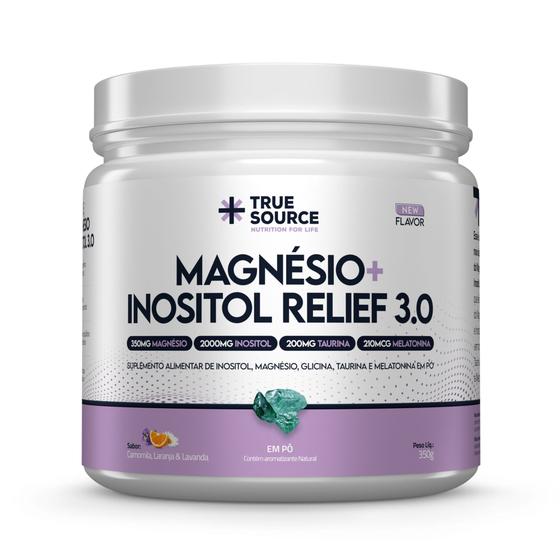 Imagem de True Magnesio + Inositol Relief 3.0 350g Camomila e Lavanda - True Source