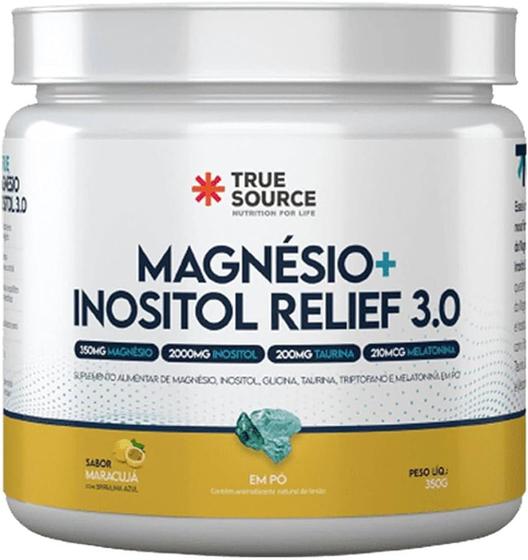Imagem de True Magnésio + Inositol Relief 300g - True Source maracujá