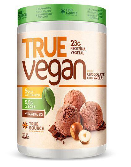 True Vegan 418g - Chocolate com avelã - True Source Proteína Vegana Menor preço em True Vegan 418g - Chocolate com avelã - True Source Proteína Vegana