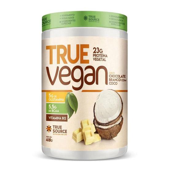 Imagem de True Vegan Chocolate Branco Com Coco 418G - Treu Source
