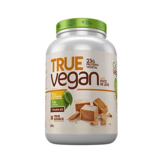 Imagem de True Vegan Doce de Leite 837g Whey Protein Vegano - True Source