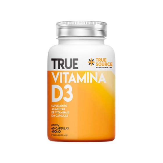 True Vitamina D3 2000ui 60 Cápsulas - True Source Menor preço em True Vitamina D3 2000ui 60 Cápsulas - True Source