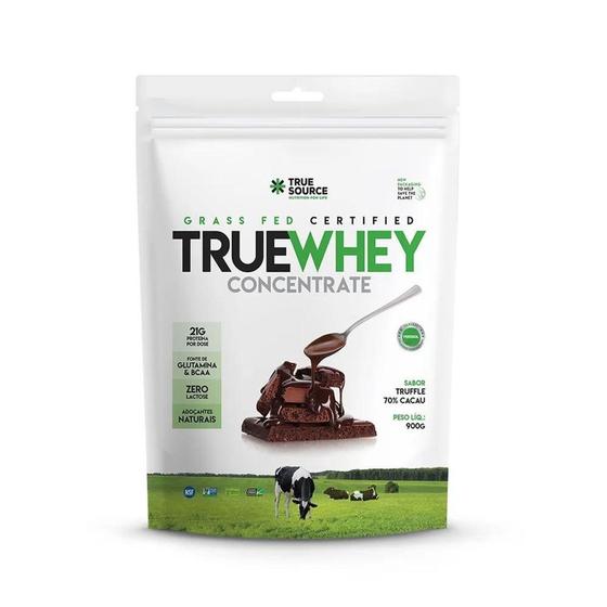 Imagem de True Whey Concentrate - 900g Refil Chocolate 70% Cacau - True Source